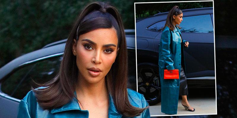 Kim Kardashian Leaving Meeting In LA